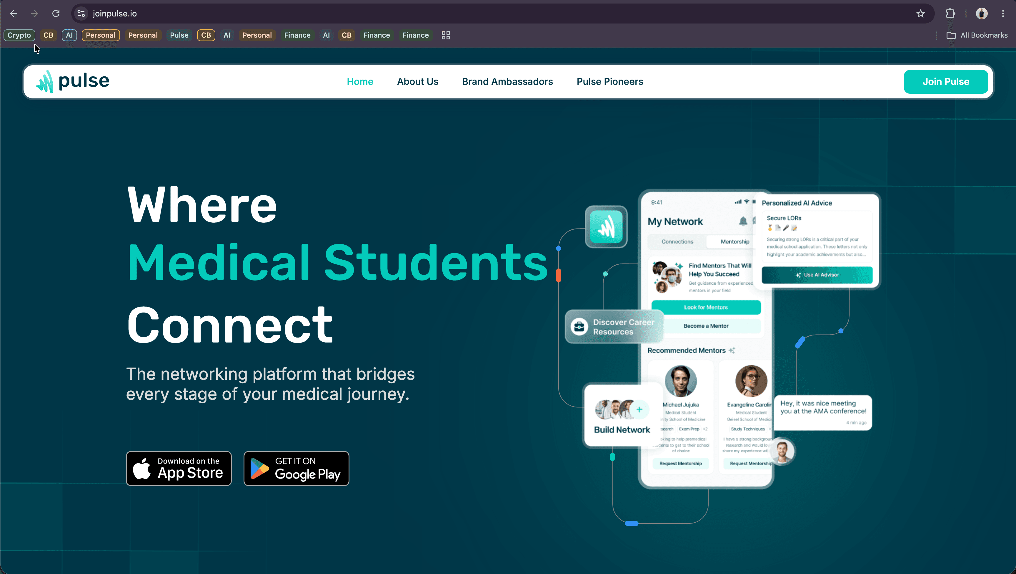 Pulse — Medical Student Networking App