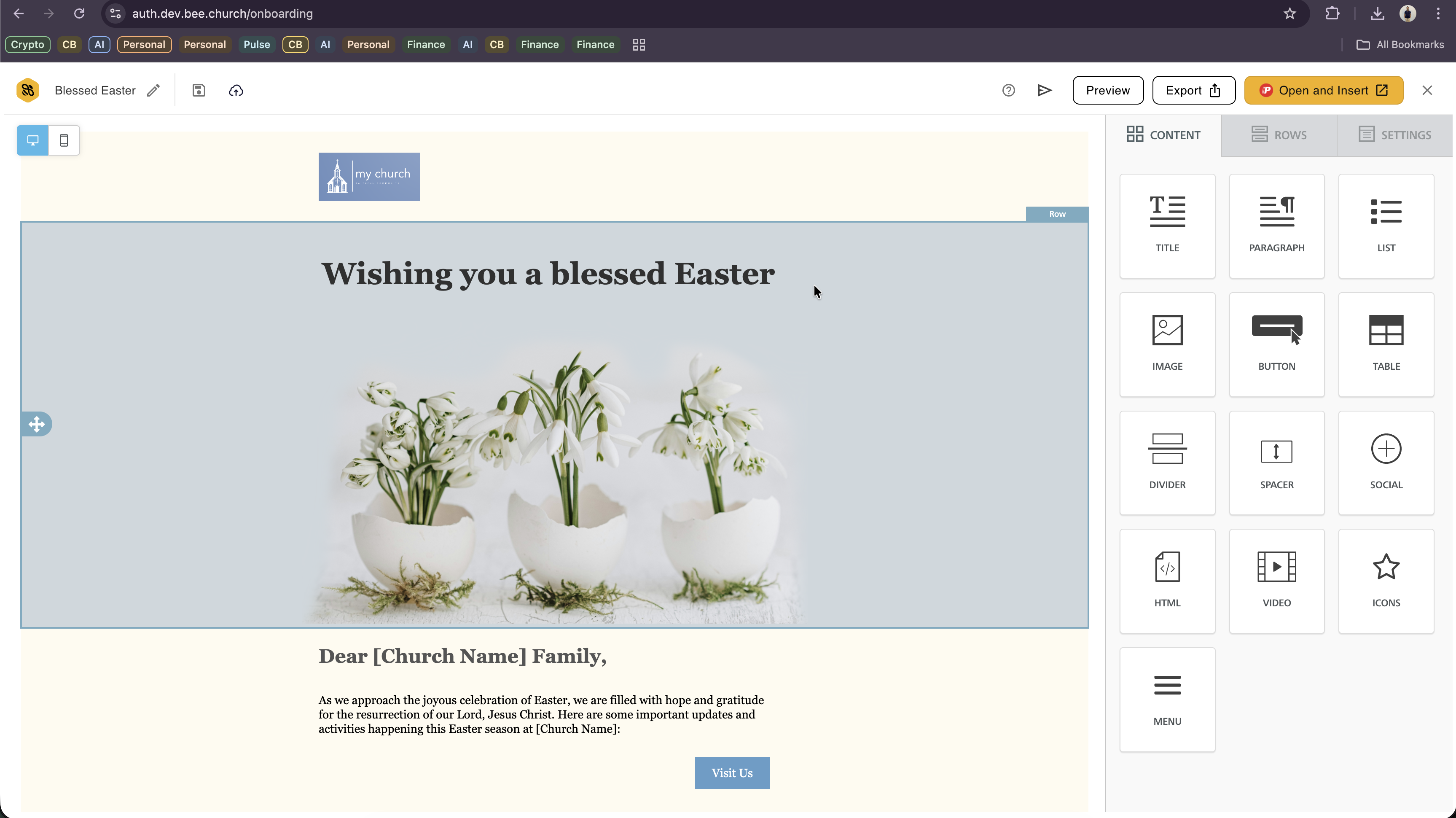 ChurchBee — Church Newsletter Platform screenshot 8