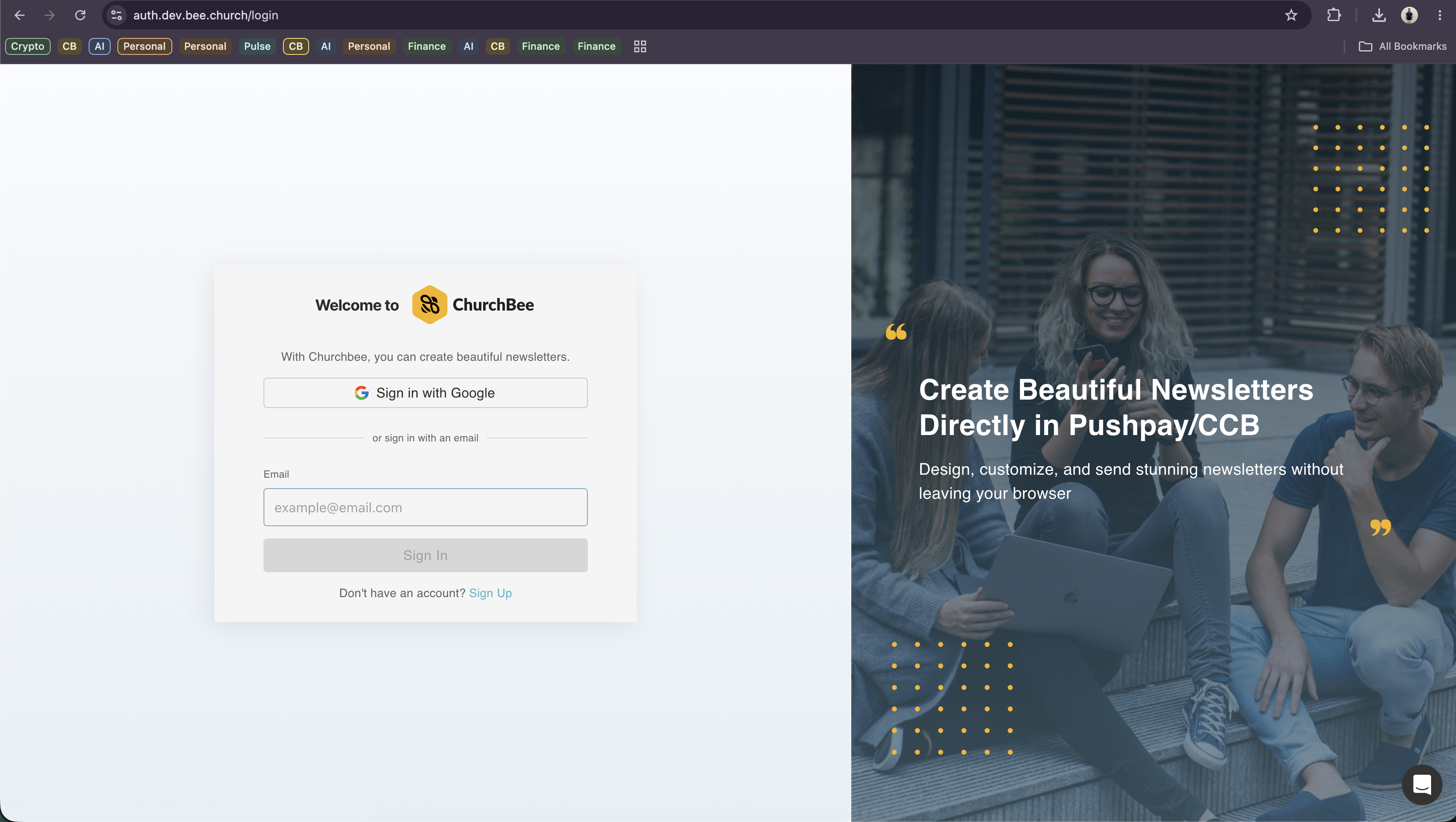 ChurchBee — Church Newsletter Platform screenshot 2