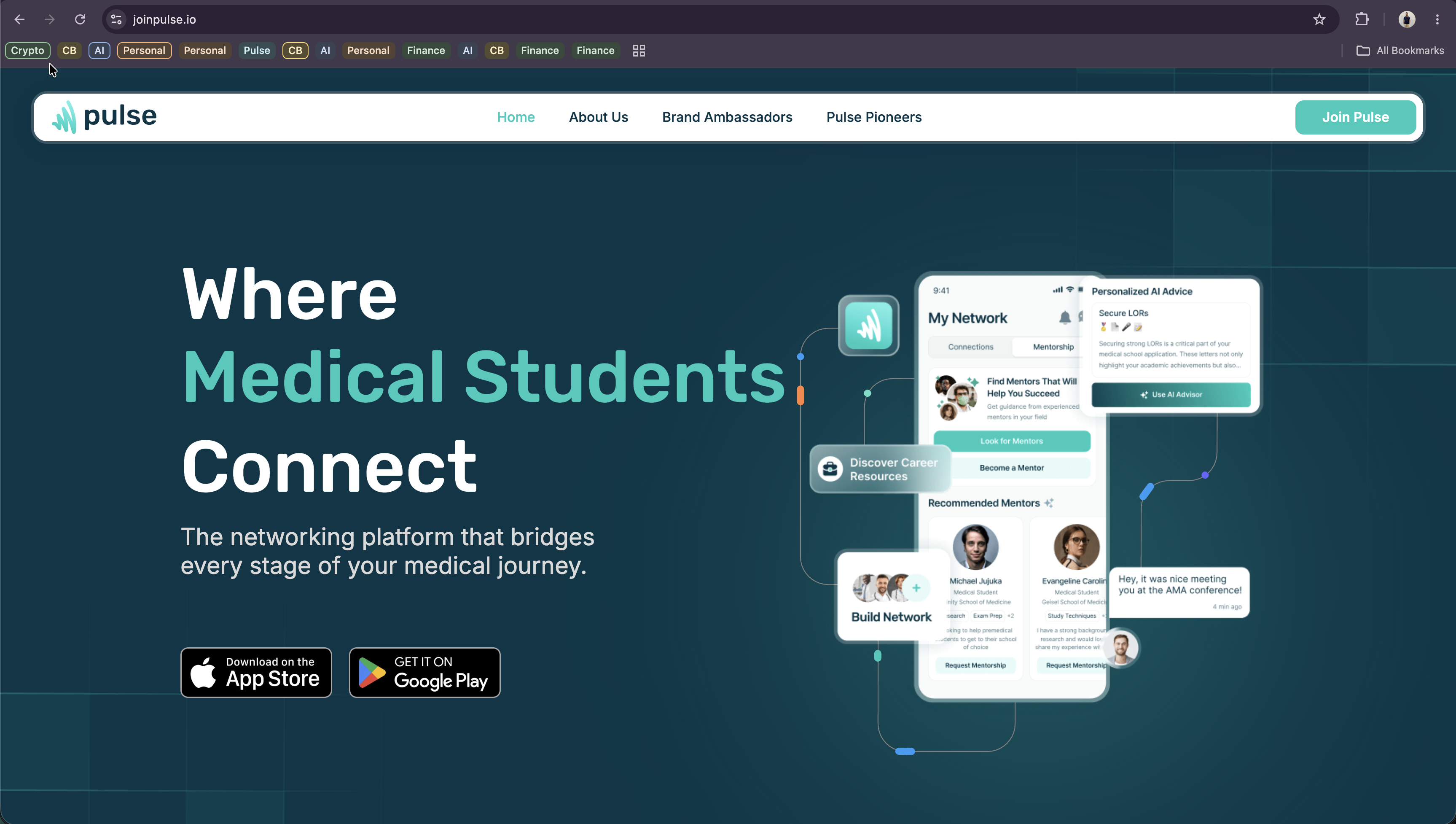 Pulse — Medical Student Networking App