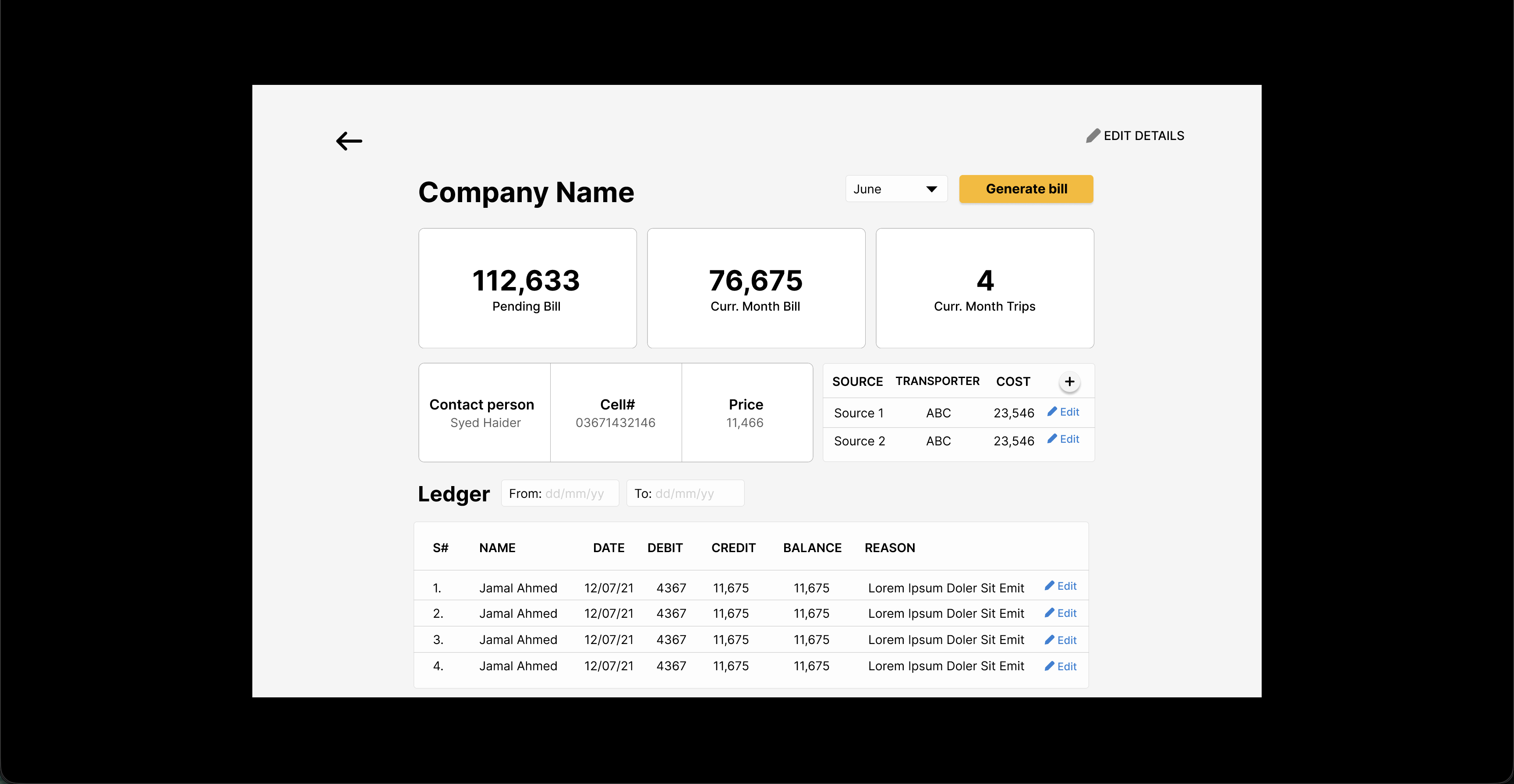 Sayyam — Construction Material ERP screenshot 4
