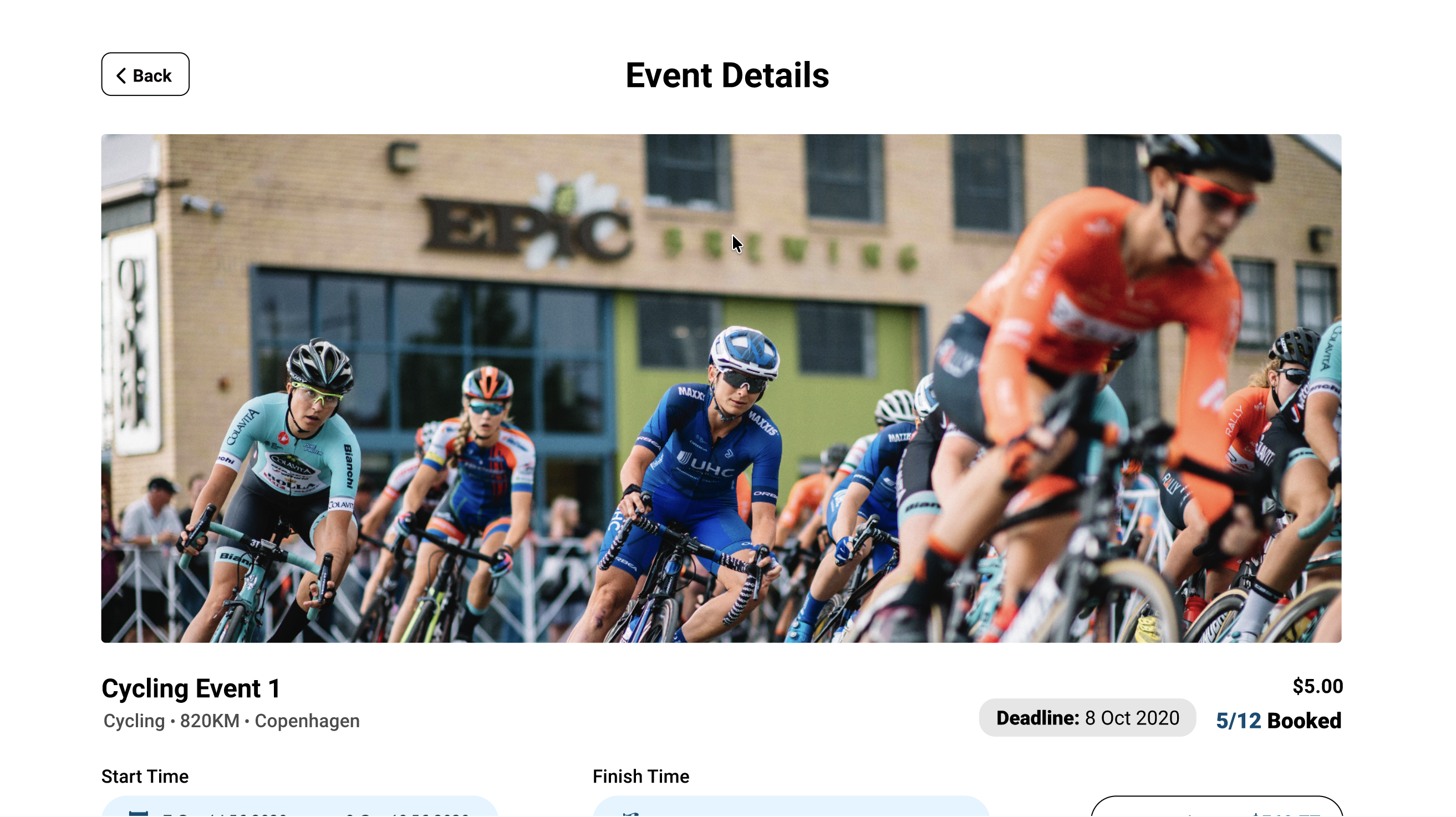 Sports Events — Admin Dashboard & Management Platform screenshot 3